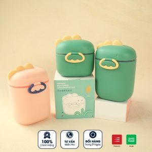 Hộp đựng sữa bột và thức ăn khủng long size to