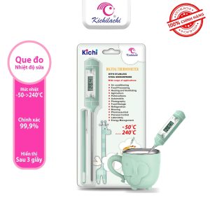 Que đo nhiệt độ sữa và thức ăn dặm cho bé Kichilachi
